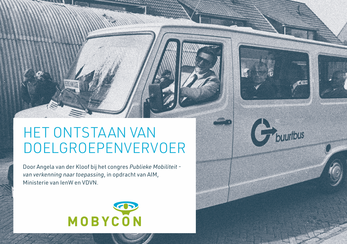 Het ontstaan van doelgroepenvervoer