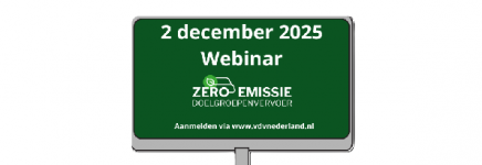Webinar Zero emissie Doelgroepenvervoer - 2 december