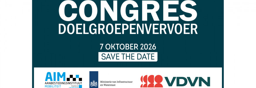 Save the date: Congres Doelgroepenvervoer 2026